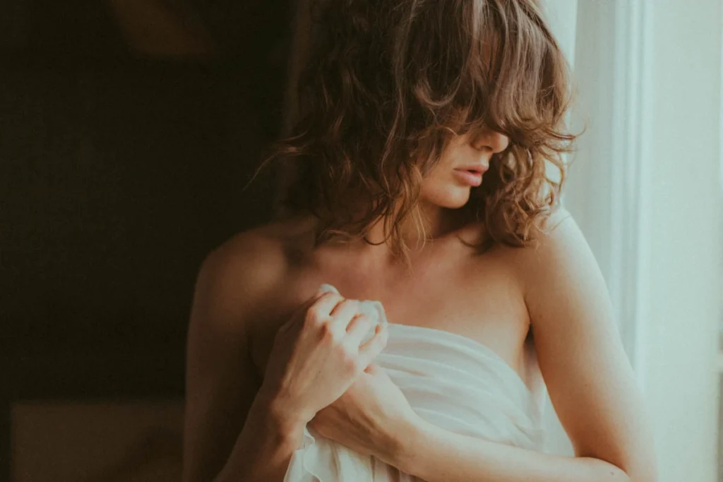 sensualna sesja zdjęciowa