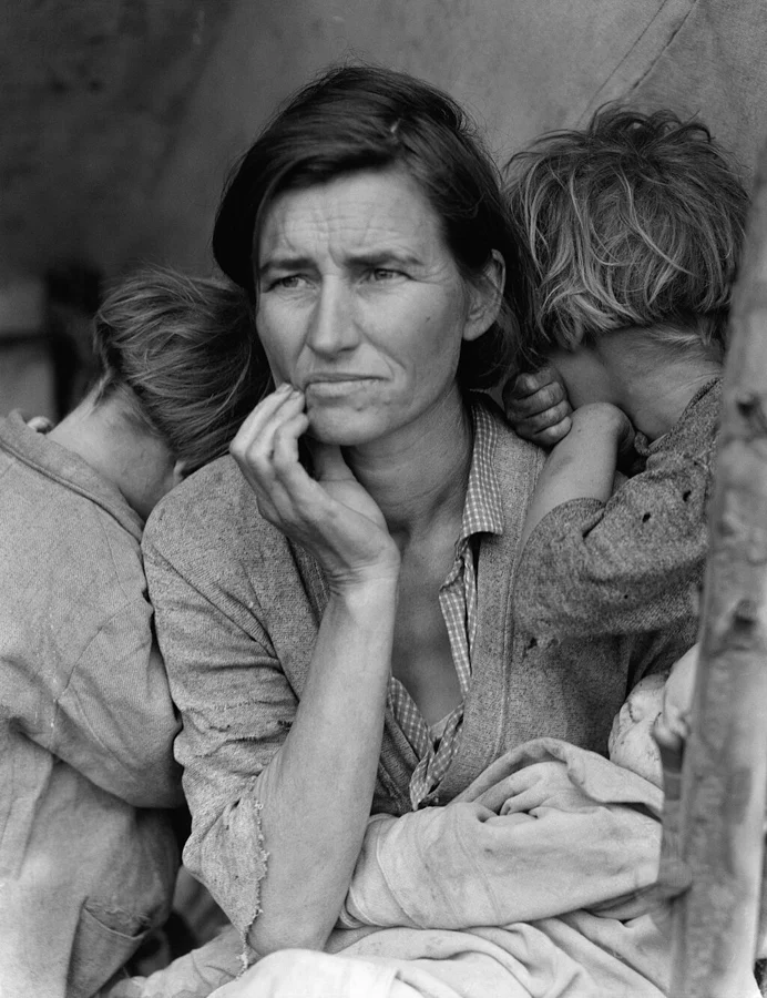 zdjęcie Dorothei Lange - Migrant Mother